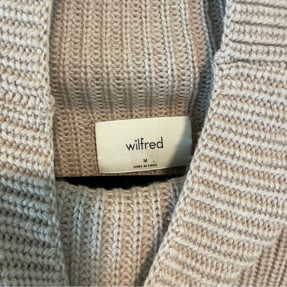 Aritzia Wilfred Montpellier Merino Wool Waist Turtleneck - Picture 5 of 6